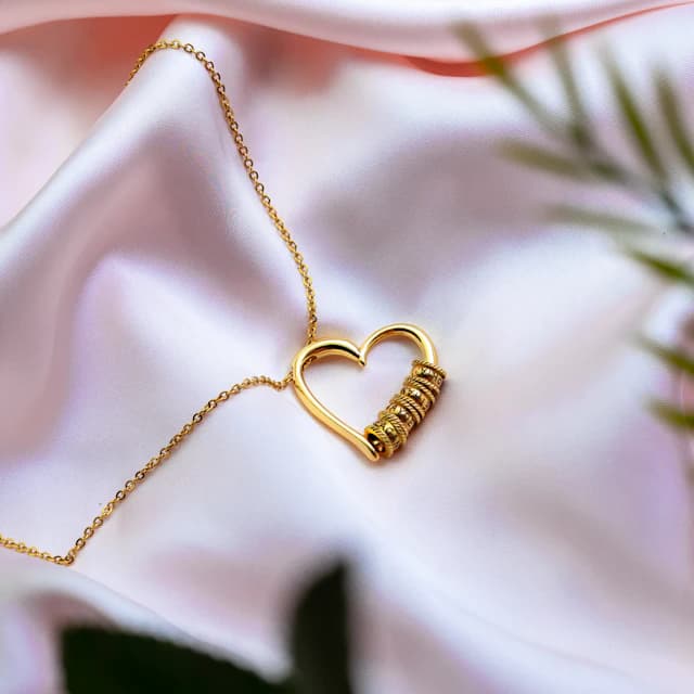 Open heart necklace